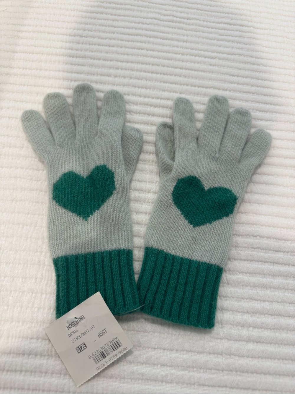 NWT, Moschino, gloves